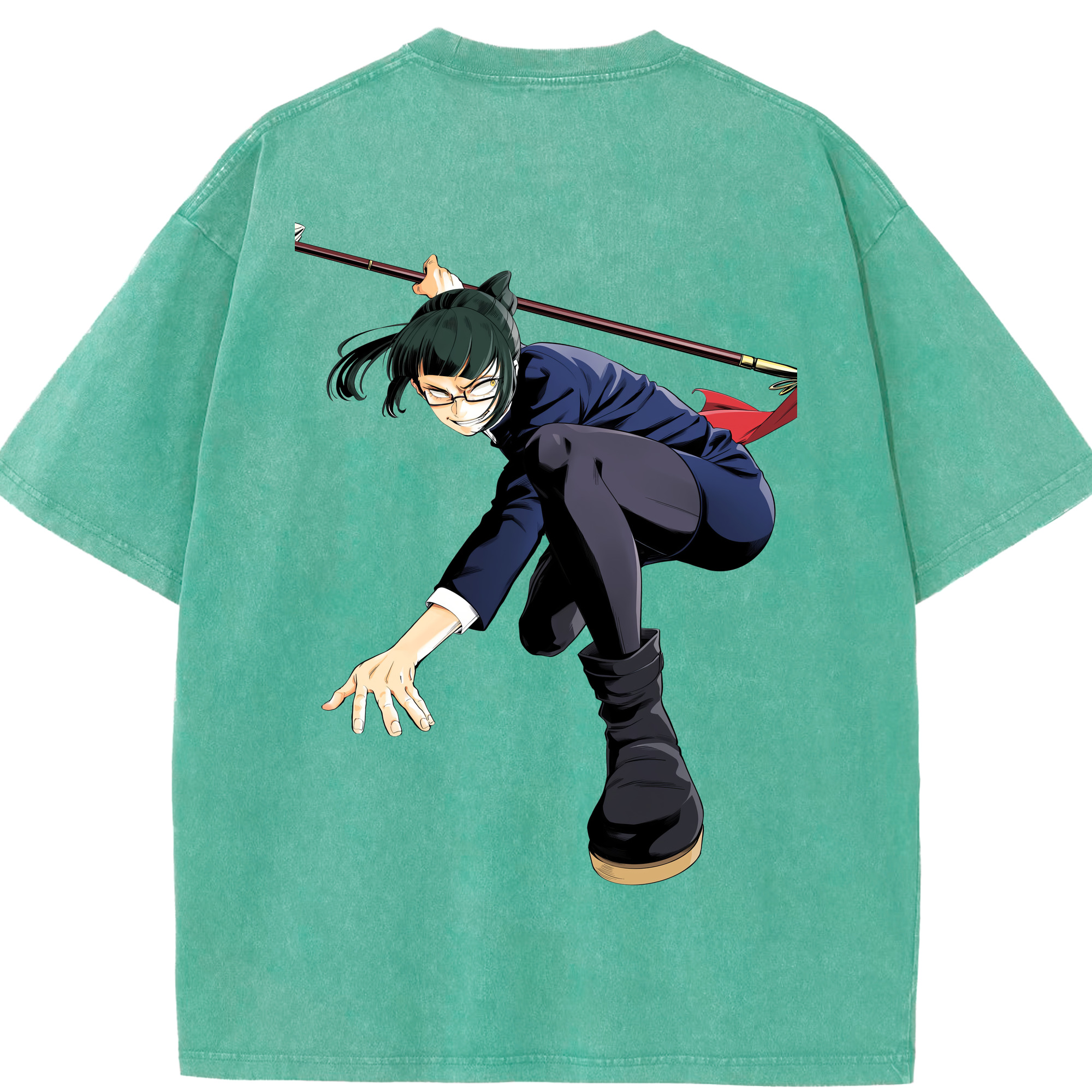 （画像用） 呪術廻戦 Jujutsu Kaisen 綿100% ヴィンテージ風 半袖Tシャツ（背面プリント）